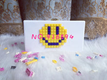 New fashion Lego Acrylic LOVE heart-shaped smiley lady clutch evening bag chain shoulder bag wallet purse messenger bag wallet