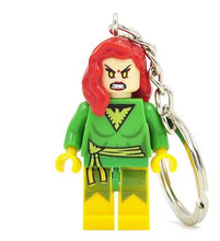Starwars Marvel Avengers Captain America Ironman Spiderman Deadpool Darth Vader Superman Batman With Legoes Keychain Mini figure
