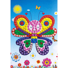 12 Colors 3D Children Puzzle  DIY Foam Mosaic Stickers Art EVA Cartoon Crystal 3D Sticker Creative Educational Toys For Kids