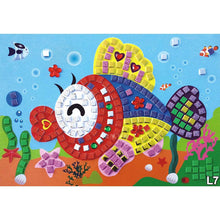 12 Colors 3D Children Puzzle  DIY Foam Mosaic Stickers Art EVA Cartoon Crystal 3D Sticker Creative Educational Toys For Kids