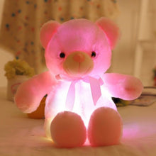 BOOKFONG 50cm Creative Light Up LED Teddy Bear Stuffed Animals Plush Toy Colorful Glowing Teddy Bear Christmas Gift for Kids