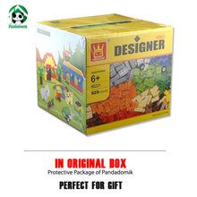 Designer DIY Gift Toy Building Blocks 625pcs Constructor Set Educational Toys Wange Bricks are compatible with lego Bricks Parts