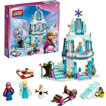 316pcs Color box Dream Princess Elsa Ice Castle Princess Anna Set Model Building Blocks Gifts Toys Compatible legoe Friends