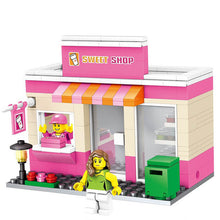 HSANHE Brick Big Scene Mini Micro DIY Building Blocks Architecture Kids early Educational Toys Figure Compatible With Legoe