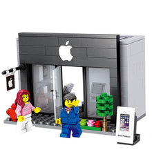HSANHE Brick Big Scene Mini Micro DIY Building Blocks Architecture Kids early Educational Toys Figure Compatible With Legoe