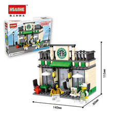 HSANHE Brick Big Scene Mini Micro DIY Building Blocks Architecture Kids early Educational Toys Figure Compatible With Legoe