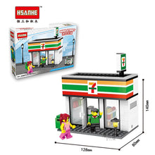 HSANHE Brick Big Scene Mini Micro DIY Building Blocks Architecture Kids early Educational Toys Figure Compatible With Legoe