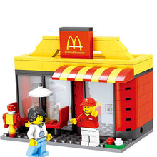 HSANHE Brick Big Scene Mini Micro DIY Building Blocks Architecture Kids early Educational Toys Figure Compatible With Legoe