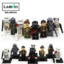 Star Wars 7 Action Figures The Force Awakens Clone Storm Trooper Yoda Darth Vader Building Blocks Brick Compatible With Legoe