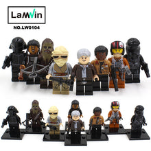 Star Wars 7 Action Figures The Force Awakens Clone Storm Trooper Yoda Darth Vader Building Blocks Brick Compatible With Legoe