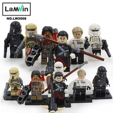 Star Wars 7 Action Figures The Force Awakens Clone Storm Trooper Yoda Darth Vader Building Blocks Brick Compatible With Legoe