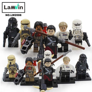 Star Wars 7 Action Figures The Force Awakens Clone Storm Trooper Yoda Darth Vader Building Blocks Brick Compatible With Legoe