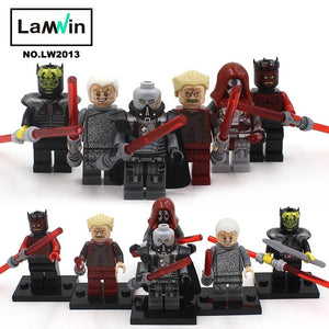 Star Wars 7 Action Figures The Force Awakens Clone Storm Trooper Yoda Darth Vader Building Blocks Brick Compatible With Legoe
