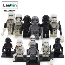 Star Wars 7 Action Figures The Force Awakens Clone Storm Trooper Yoda Darth Vader Building Blocks Brick Compatible With Legoe