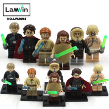 Star Wars 7 Action Figures The Force Awakens Clone Storm Trooper Yoda Darth Vader Building Blocks Brick Compatible With Legoe