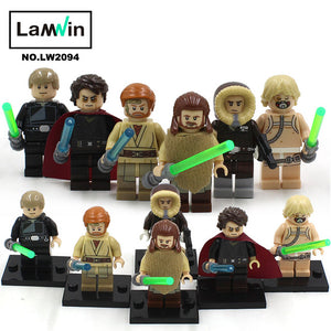 Star Wars 7 Action Figures The Force Awakens Clone Storm Trooper Yoda Darth Vader Building Blocks Brick Compatible With Legoe