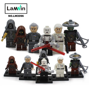 Star Wars 7 Action Figures The Force Awakens Clone Storm Trooper Yoda Darth Vader Building Blocks Brick Compatible With Legoe