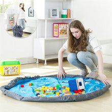 New Arrival Portable Kids Toy Storage Bag and Play Mat Lego Toys Organizer Bin Box XL Fashion Practical Storage Bags