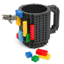 1 Piece Build a Brick Mug Building Blocks Coffee Cups Frozen Coffee Mug DIY Block Puzzle Lego Mug 12oz 350 ml Christmas Gift