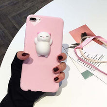 Phone Cases For iPhone 6 6S 7 Plus Case 3D Funny Squishy Toys