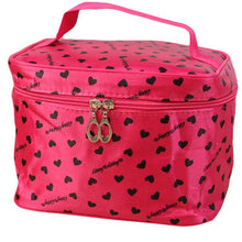 Women Makeup Case Leopard Print PU Leather Women Travel Cosmetic Bag para mujer #XTJ