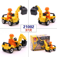 [Yamala] City Series Police Car Fighter  mini Educational Building Blocks Toys Compatible With legoingly  City