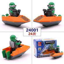 [Yamala] City Series Police Car Fighter  mini Educational Building Blocks Toys Compatible With legoingly  City
