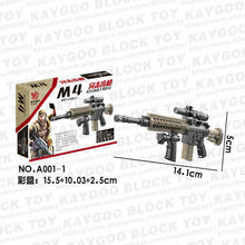 DIY Blocks BIG Gun  Military Series Swat Police Gun Weapons Pack Army Brick Arms For City Police Batman Best Children Gift Toys