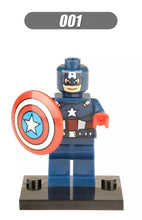 Super Heroes Marvel Figures Captain American The Hulk Spiderman Iron Man LEGOINGLYS Building Blocks Mini Bricks Children Toys