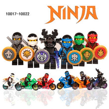 Ninja Kai Jay Zane Cole Lloyd Carmadon With Tornado Motorcycle Compatible With LegoINGlys Ninjagoes figures Building Block Toys