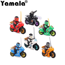 [Yamala] Compatible With  legoINGly Ninjagoed  Mini Blocks Jay Lloyd  Skylor Zane Pythor Chen Building Blocks Toys For Children