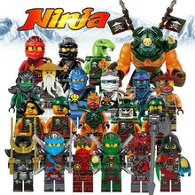 Building Blocks Compatible with LegoINGlys NinjagoINGlys Sets NINJA Heroes Kai Jay Cole Zane Nya Lloyd Weapons Action Toy Figure