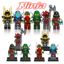 Building Blocks Compatible with LegoINGlys NinjagoINGlys Sets NINJA Heroes Kai Jay Cole Zane Nya Lloyd Weapons Action Toy Figure
