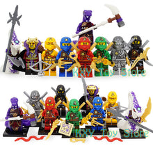 Building Blocks Compatible with LegoINGlys NinjagoINGlys Sets NINJA Heroes Kai Jay Cole Zane Nya Lloyd Weapons Action Toy Figure