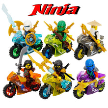 Building Blocks Compatible with LegoINGlys NinjagoINGlys Sets NINJA Heroes Kai Jay Cole Zane Nya Lloyd Weapons Action Toy Figure
