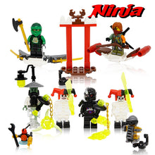 Building Blocks Compatible with LegoINGlys NinjagoINGlys Sets NINJA Heroes Kai Jay Cole Zane Nya Lloyd Weapons Action Toy Figure