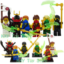 Building Blocks Compatible with LegoINGlys NinjagoINGlys Sets NINJA Heroes Kai Jay Cole Zane Nya Lloyd Weapons Action Toy Figure