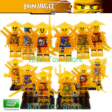 Building Blocks Compatible with LegoINGlys NinjagoINGlys Sets NINJA Heroes Kai Jay Cole Zane Nya Lloyd Weapons Action Toy Figure