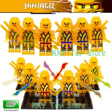Building Blocks Compatible with LegoINGlys NinjagoINGlys Sets NINJA Heroes Kai Jay Cole Zane Nya Lloyd Weapons Action Toy Figure