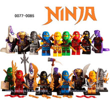 Hot Building Blocks Compatible with LegoINGlys Ninjagoes Sets Bricks Kai Jay Cole Zane Nya Lloyd Weapon Action Toy for Kids