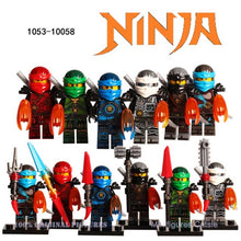 Hot Building Blocks Compatible with LegoINGlys Ninjagoes Sets Bricks Kai Jay Cole Zane Nya Lloyd Weapon Action Toy for Kids