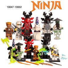 Hot Building Blocks Compatible with LegoINGlys Ninjagoes Sets Bricks Kai Jay Cole Zane Nya Lloyd Weapon Action Toy for Kids