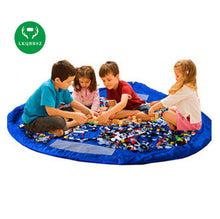 LKQBBSZ Portable Kids Children Infant Baby Play Mat Large Storage Bags Toys Organizer Blanket Rug Boxes for Lego Toys
