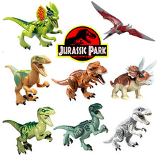 Single Sale Dinosaurs park of movie world Jurassic Figures Building Blocks Models & Building Toys gift For Children