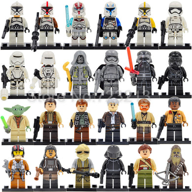 Single Sale Clone Trooper Yoda Luke Obi Wan Kenobi Figure Star Wars Building Blocks Sets Model Bricks Toys