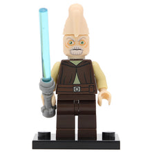 Star Wars figure K-3PO Yoda single sale Ben Solo Finn Anakin Leia Gungan Malakili Even Piell blinks Building Blocks Model Toy