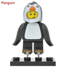 Gingerbread Chicken Unicorn Figure Panda Man Statue Of Liberty Golden Saint Medusa Rocket Boy Building Blocks Bricks Toys