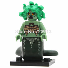 Gingerbread Chicken Unicorn Figure Panda Man Statue Of Liberty Golden Saint Medusa Rocket Boy Building Blocks Bricks Toys