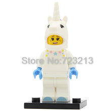 Gingerbread Chicken Unicorn Figure Panda Man Statue Of Liberty Golden Saint Medusa Rocket Boy Building Blocks Bricks Toys