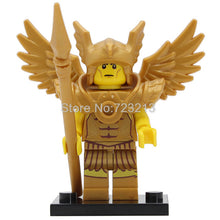Gingerbread Chicken Unicorn Figure Panda Man Statue Of Liberty Golden Saint Medusa Rocket Boy Building Blocks Bricks Toys
